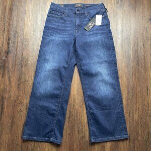 Jen7 by 7 for All Mankind Crop Wide Leg Denim Medium Wash Jeans Women’s Size 6